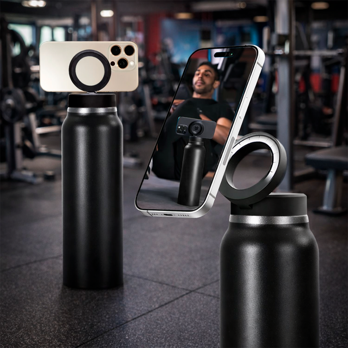 Termo Deportivo Premium 710ml Acero Inoxidable