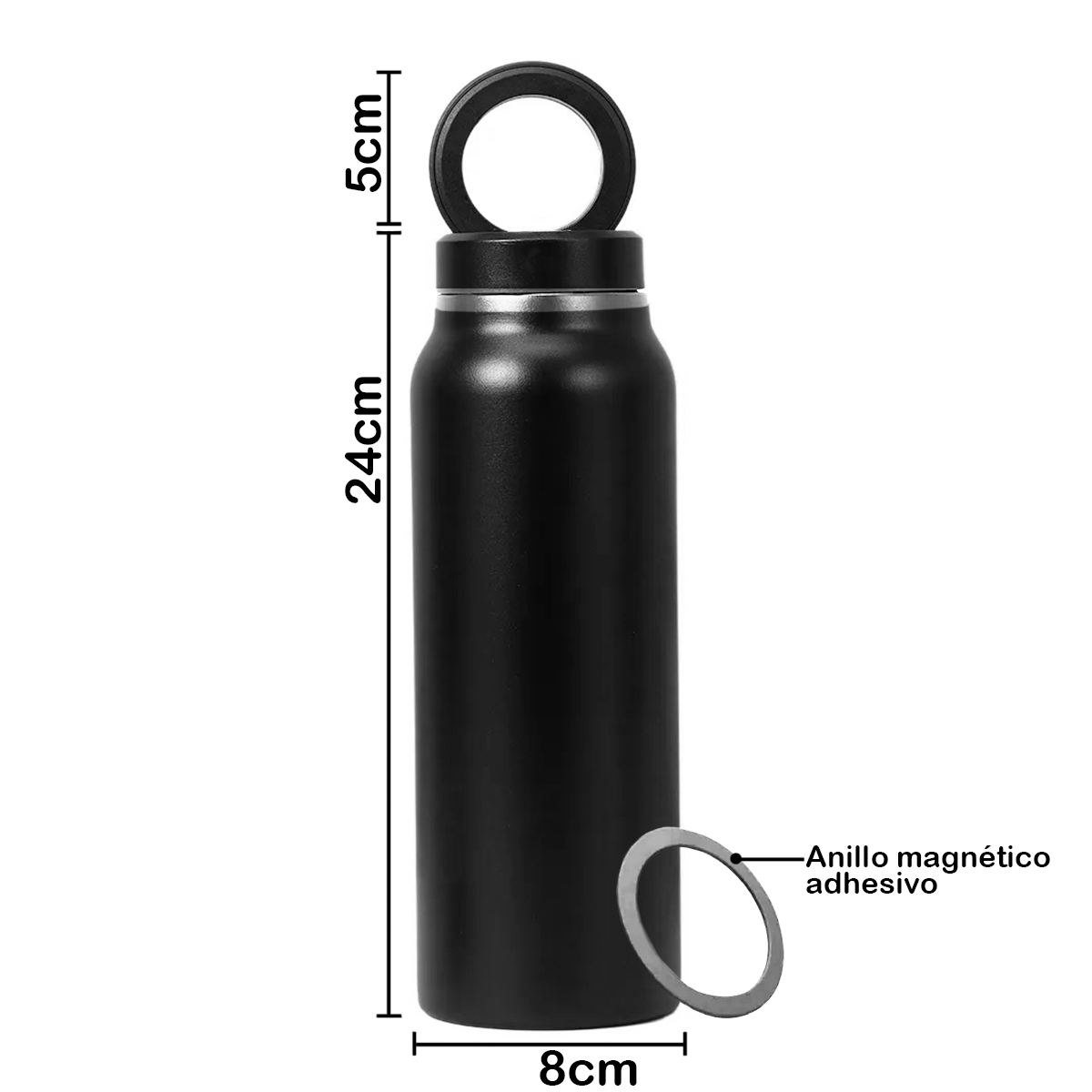 Termo Deportivo Premium 710ml Acero Inoxidable